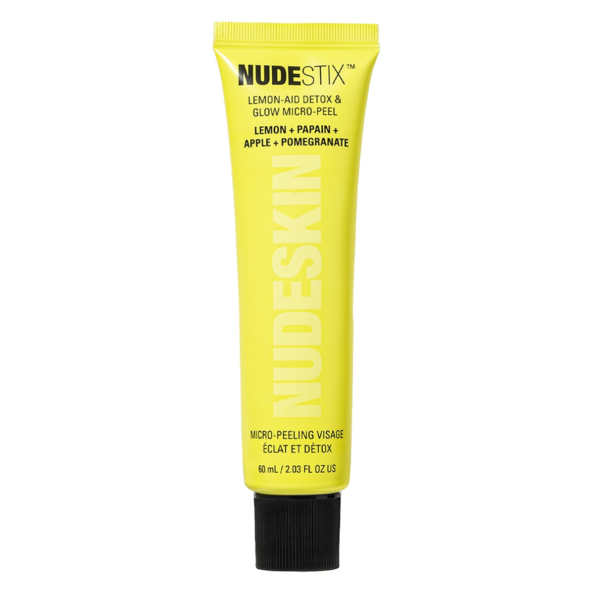 nudeskin lemon-aid detox & glow micro-peel (exfoliante facial)